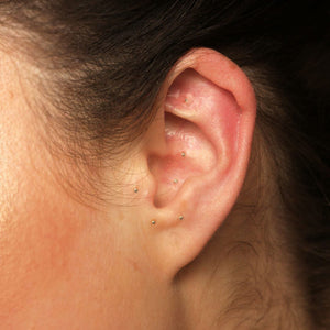 SILVER ACUPRESSURE EAR SEEDS