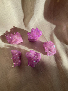 LAVENDER AURA QUARTZ CLUSTER