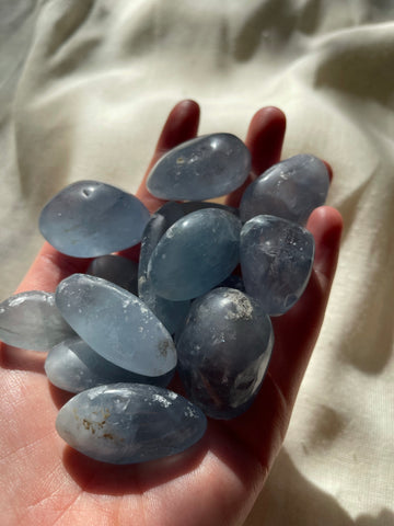 CELESTITE XL TUMBLESTONE AA GRADE