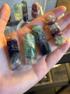 RAINBOW FLUORITE TOWER