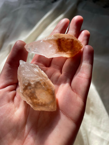 PEACH DREAMSICLE LEMURIAN POINT