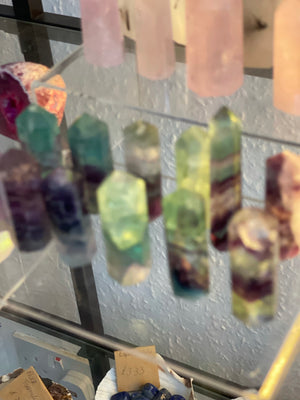RAINBOW FLUORITE TOWER